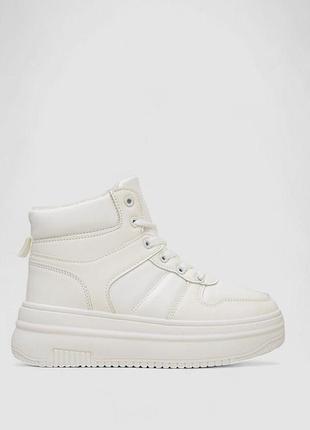 Кроссовки женские зимние на меху, цвет белый, 248ram014