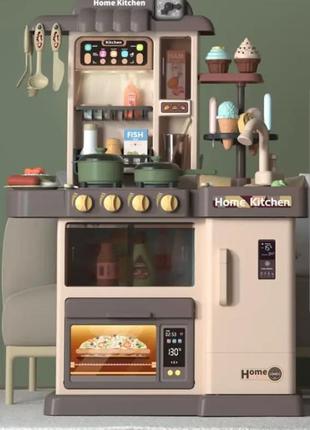 Детская игровая кухня 76 см большая интерактивная (wd-p45-r45)
