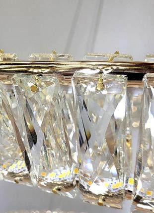 Люстра підвісна, кришталева № p625/800+600bgd5 фото