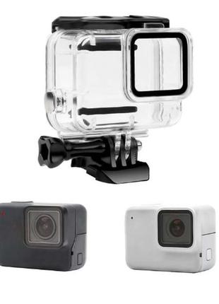 Аквабокс, водонепроницаемый бокс для экшн камер gopro hero 7 white и silver (код № xtgp520)