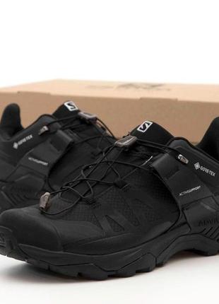 Salomon x ultra 4 gtx gore-tex ultra black кросівки чоловічі