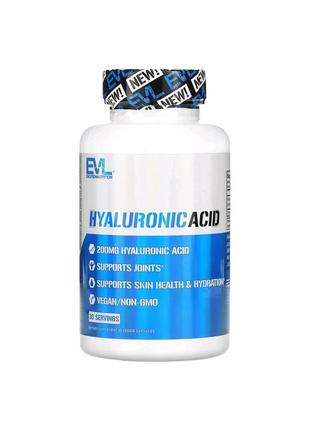 Гиалуроновая кислота 200 мг (hyaluronic acid) evlution nutrition 30 капсул
