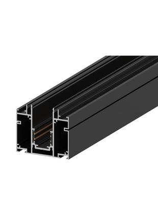 Шинопровід вбудований для низьковольтних трекових світильників ardero cabm1003 чорний 3м (для натяжних стель)