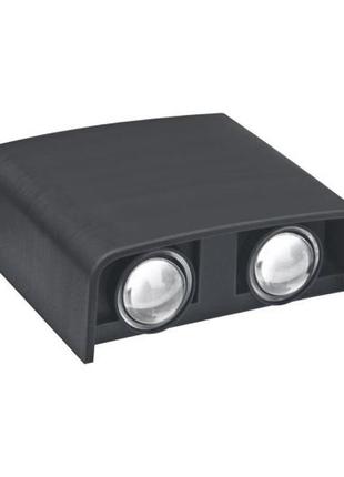 Світильник світлодіодний maxus mwl 4w 3cct ip65 bl square