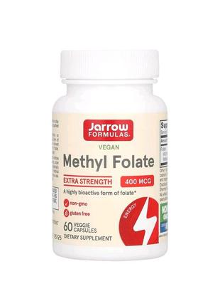 Метилфолат 400 мкг (methylfolate) jarrow formulas 60 веганських капсул