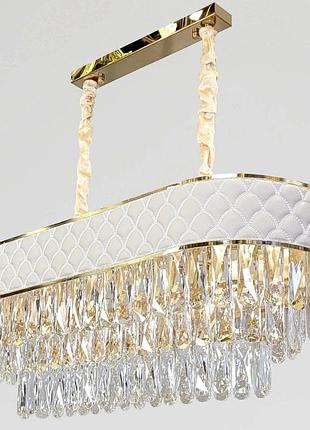 Видовжена кришталева люстра № 88205/80*35wh