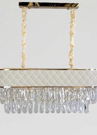 Видовжена кришталева люстра № 88205/80*35wh