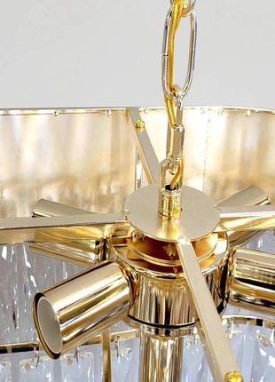 Видовжена кришталева люстра № 88205/80*35wh