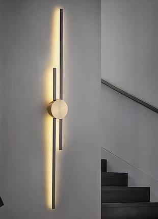 Бра в стилі хай-тек № 6329gd+bk