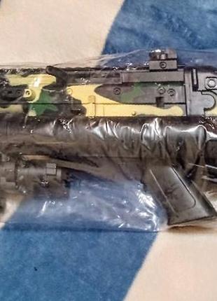 Іграшкова зброя автомат colt m16 з глушником камуфляж