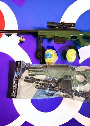 Іграшкова снайперська гвинтівка cyma military автомат на кульках