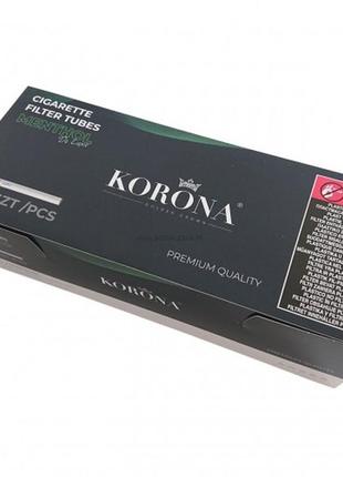 Гильзы korona menthol de luxe 200 шт.