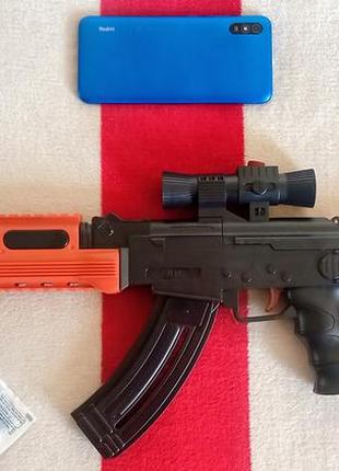 Іграшковий автомат cyma assault super ak47-1 автомат калашнікова на м'яких патронах