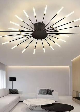 Дизайнерська стельова люстра № 5251/28bk