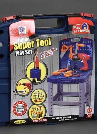 Набор инструментов 661-74 (12) стол-чемодан, в коробке [склад зберігання: одеса №4]