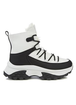 Жіночі черевики 67291 чорні штучна шкіра