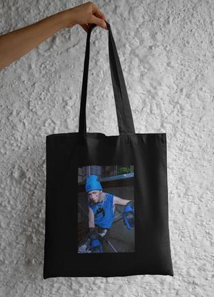 Сумка шопер фелікс stray kids lee felix стрей кідс