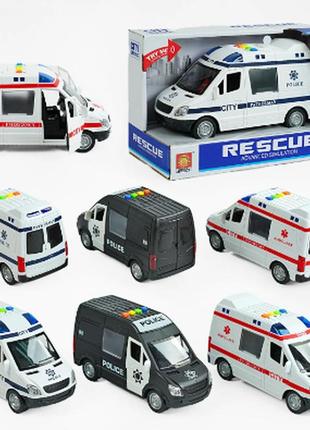 Машина wy 590 а/ wy 590 в/ 590 с 3 види, світло, звук, інерція, в коробці,