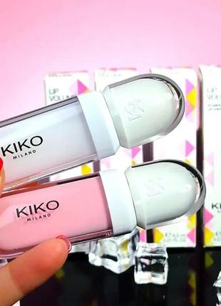 Крем для губ з ефектом збільшення об'єму kiko milano lip volume plumping effect lip cream 6 мл