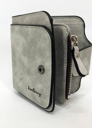 Портмоне гаманець baellerry forever mini n2346, невеликий жіночий гаманець у подарунок. колір: сірий10 фото