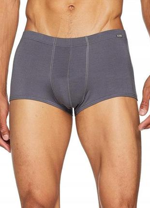 Мужские трусики боксеры из модала sloggi men basic soft hipster серые