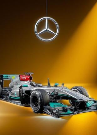 Машинка mercedes amg f1 rastar модель на радиоуправлении