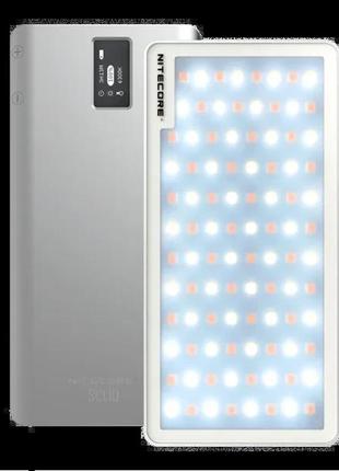 Світло накамерне power bank nitecore scl10 (96xled, 800 люмен, 3 режими, регулювання яскравості і кольорової температури,10000маг)