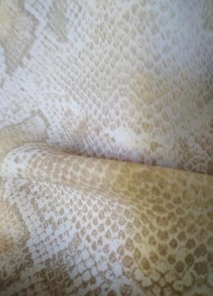 Рубашка змеиный принт mango3 фото