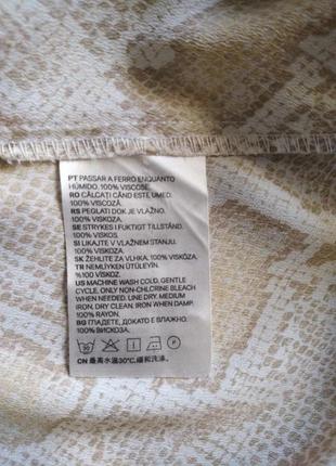 Рубашка змеиный принт mango10 фото