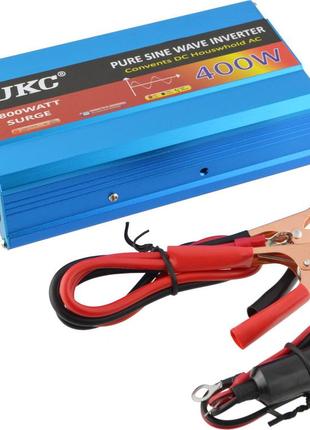 Преобразователь напряжения инвертор powerone plus 400w с чистой синусоидой ac/dc 12v blue (3sm_520833051)