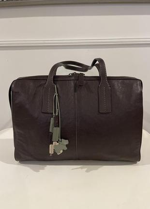 Кожаная большая сумка для документов бренд radley