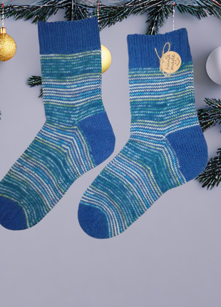 Женские носки ручной работы, вязаные носки, теплые носки, носки