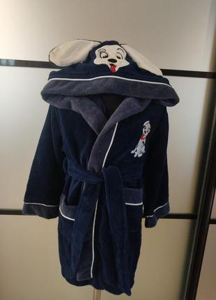 Детский махровый халат 5-6 лет, производства туречки,натуральный