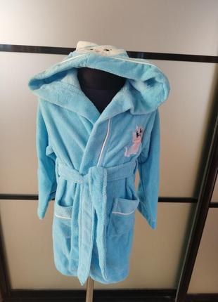 Дитячий махровий халат 5-6 років, виробництва туреччина,натуральний