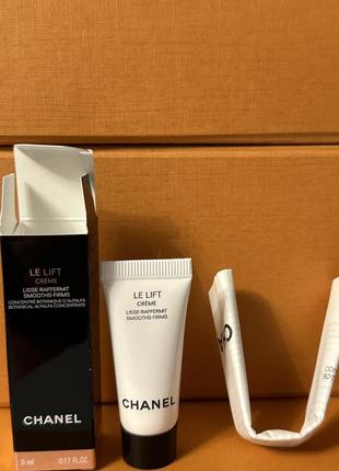 Укрепляющий крем против морщин легкой текстуры chanel le lift creme 5 мл оригінал