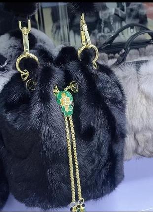 Натуральне хутро норки ⚜️ ексклюзивна сумка ⚜️