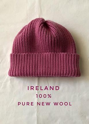 Шерстяная шапка. ирландская шерсть