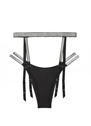Роскошный комплект victoria's secret трусики и пояс для чулок
