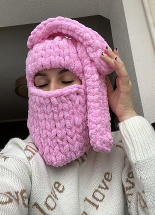 Детская балаклава с ушками