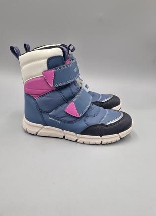 Зимові черевики geox flexyper 30, 34, 36, 37, 38 ботинки