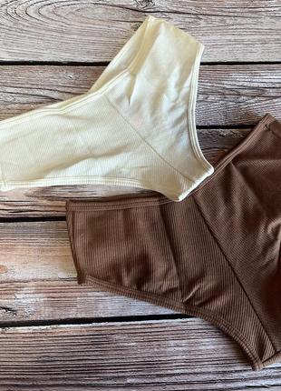 Набор хлопковые трусики victoria’s secret pink оригинал2 фото