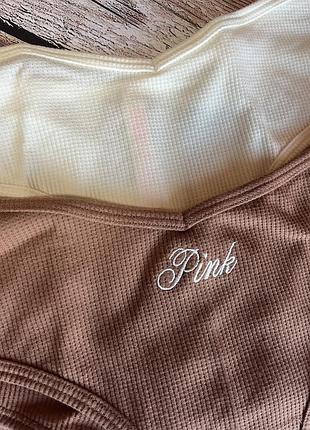 Набор хлопковые трусики victoria’s secret pink оригинал3 фото