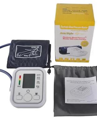 Тонометр на плечо electronic blood pressure monitor arm style3 фото