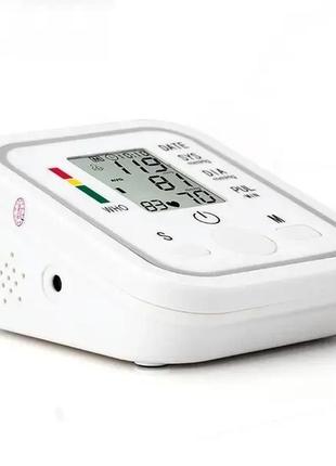 Тонометр на плечо electronic blood pressure monitor arm style2 фото