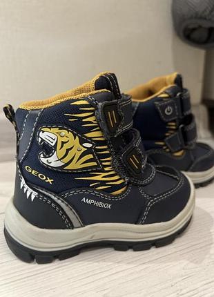 Детские ботиночки geox waterproof осень-зима