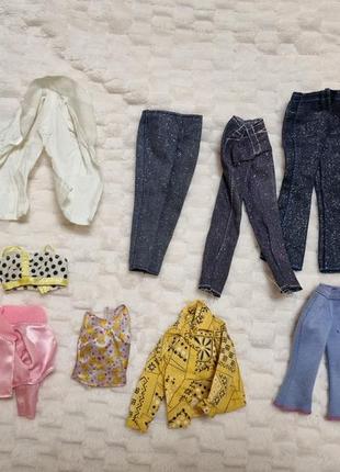 Одяг штани і кофти на барбі mattel