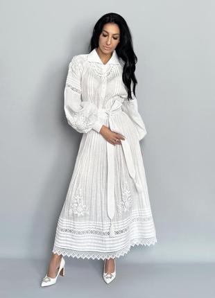 Етно-костюм з ручною вишивкою «ранок нареченої»