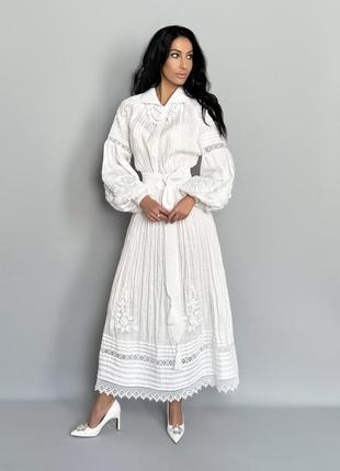 Етно-костюм з ручною вишивкою «ранок нареченої»