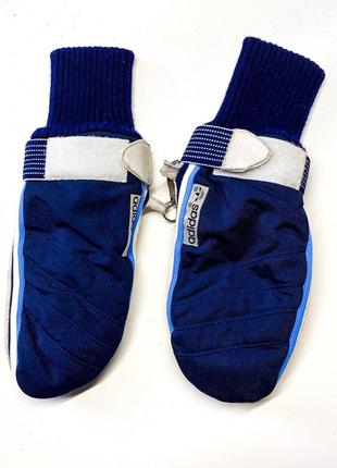 Винтажные зимние перчатки adidas