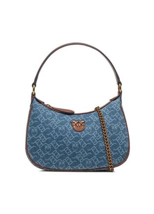 Сумка half moon bag simply ginger with leather buckle mini